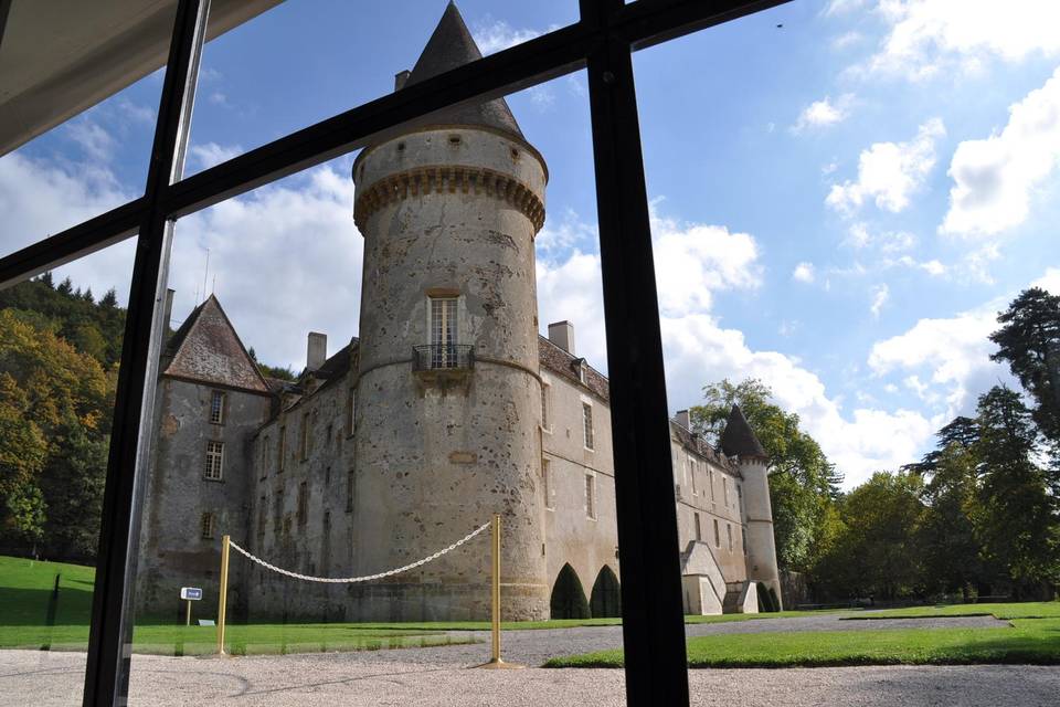 Château vue de la serre