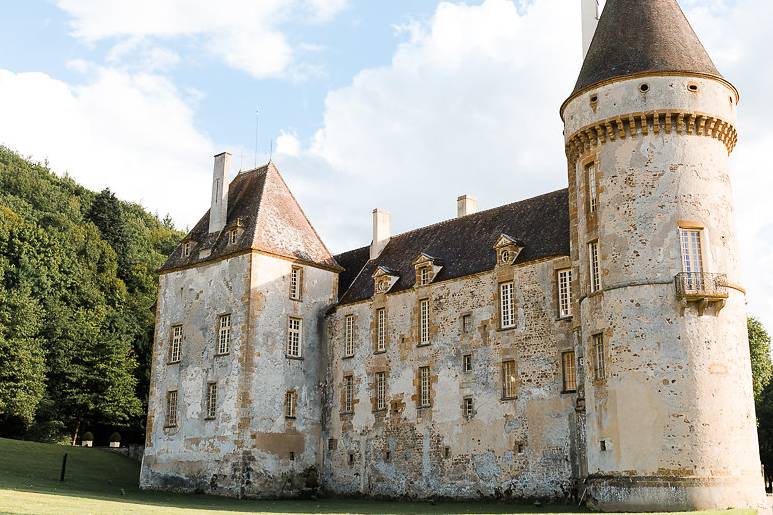 Château vu de la serre (de jour)