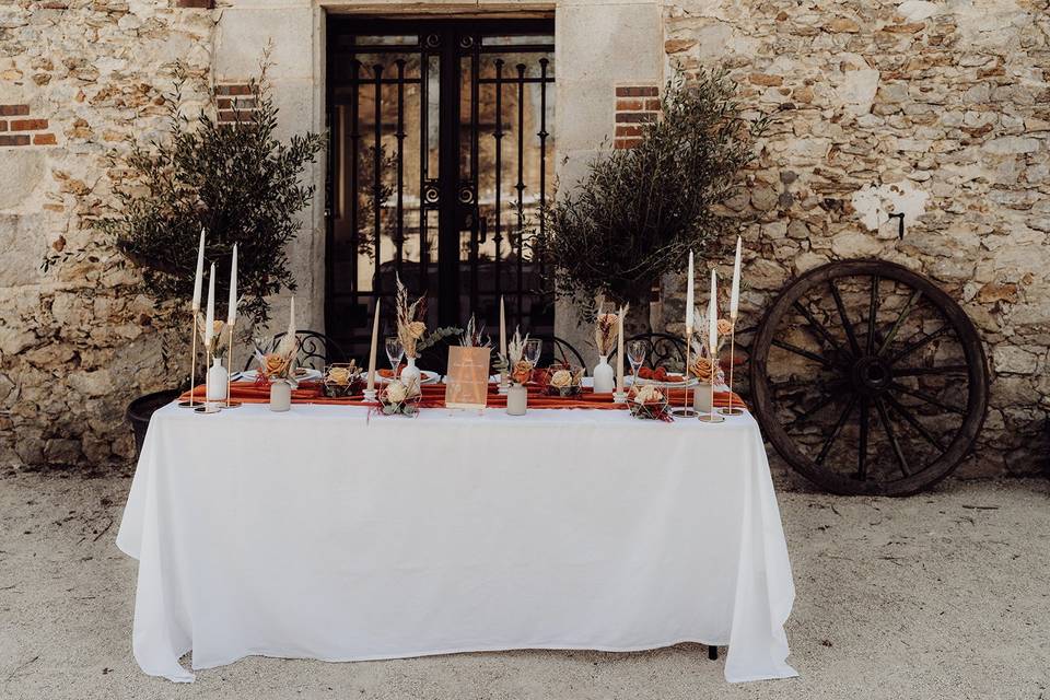 Une table d'honneur