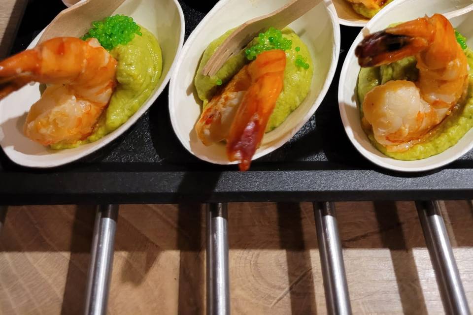 Guacamole, gambas