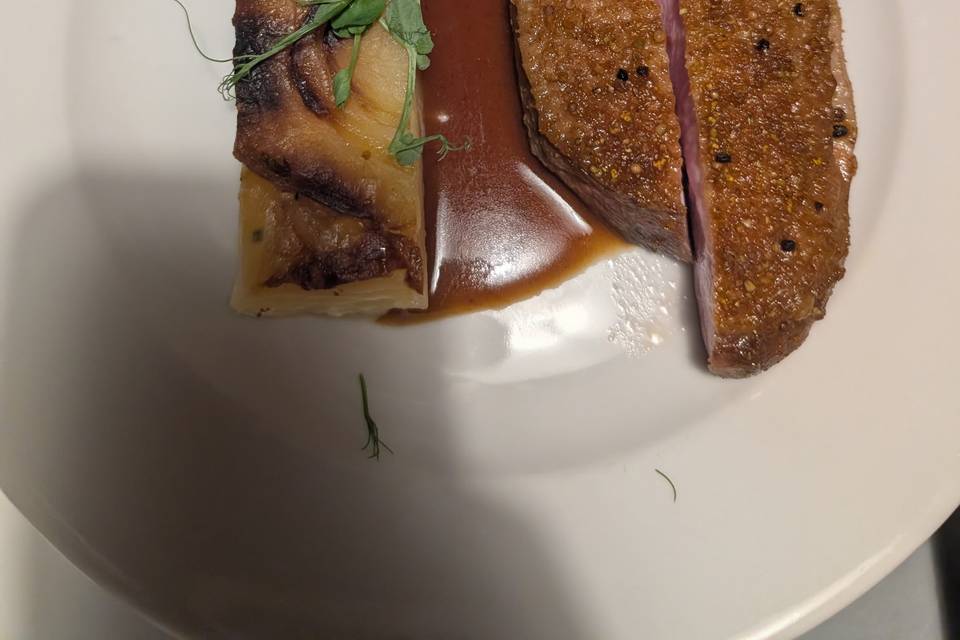 Canette rôtie
