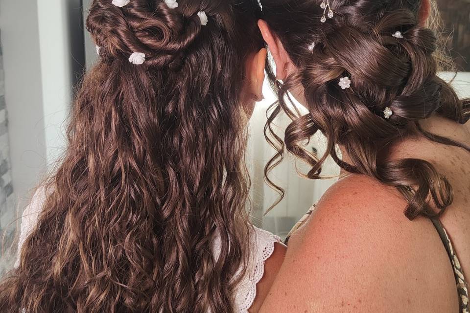 La mariée et sa maman