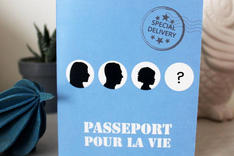 Faire-part passeport