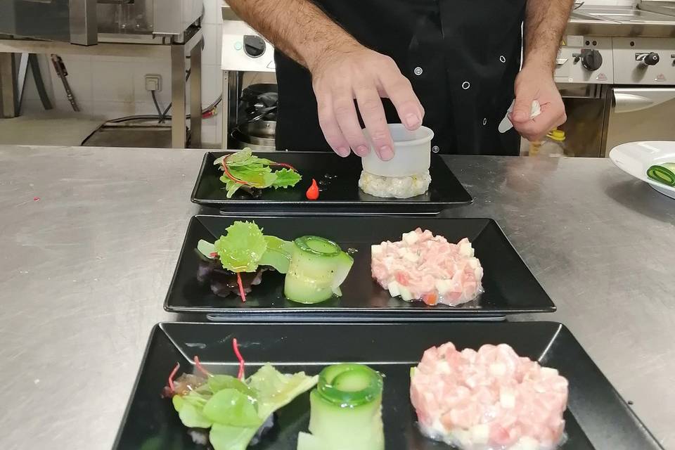 Tartare de saumon