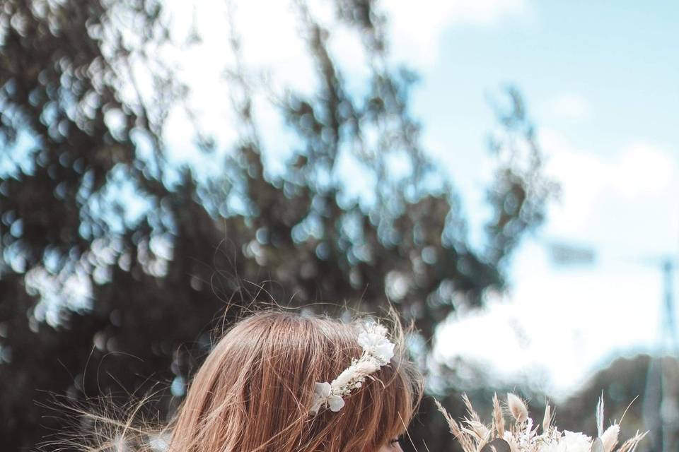 Bouquet et couronne