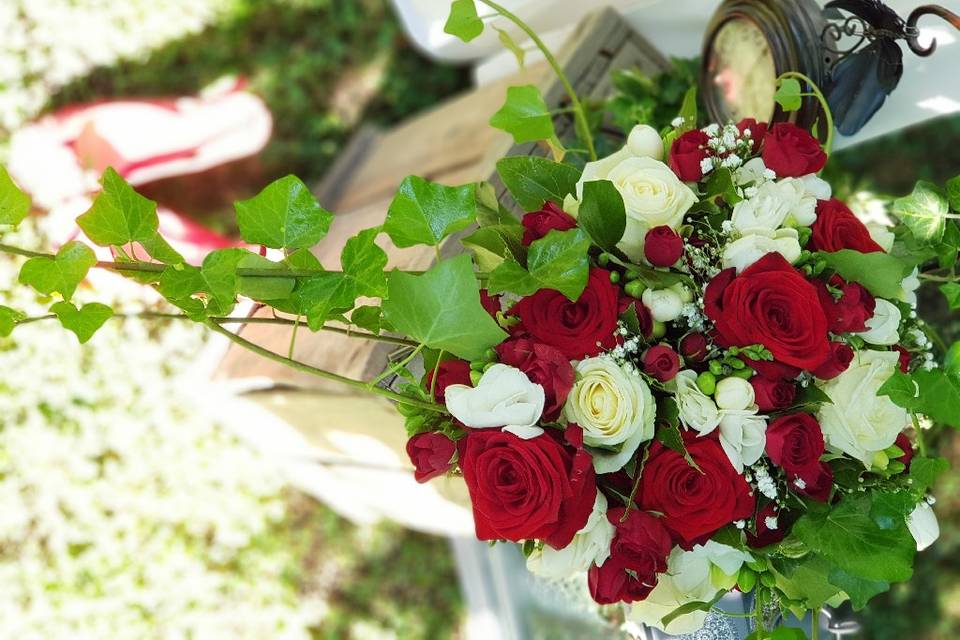 Mariage blanc et rouge