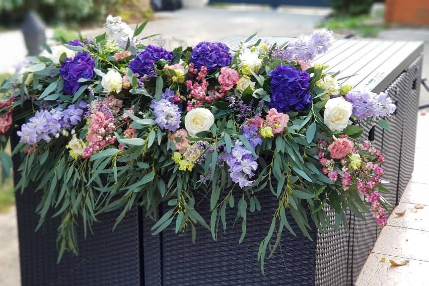 Décor pour table d'honneur