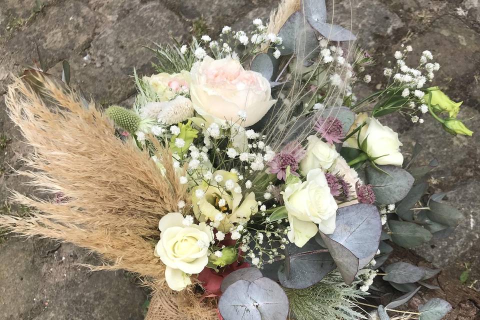 Bouquet de mariée champêtre