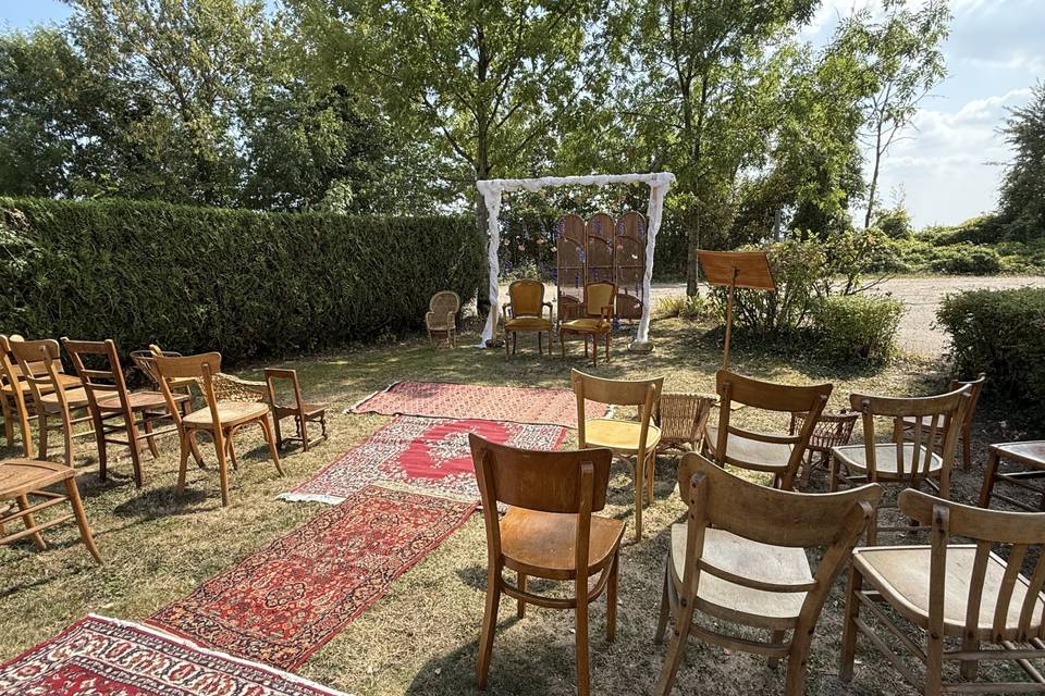 Cérémonie laïque extérieur