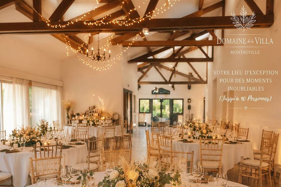Salle mariage intimiste