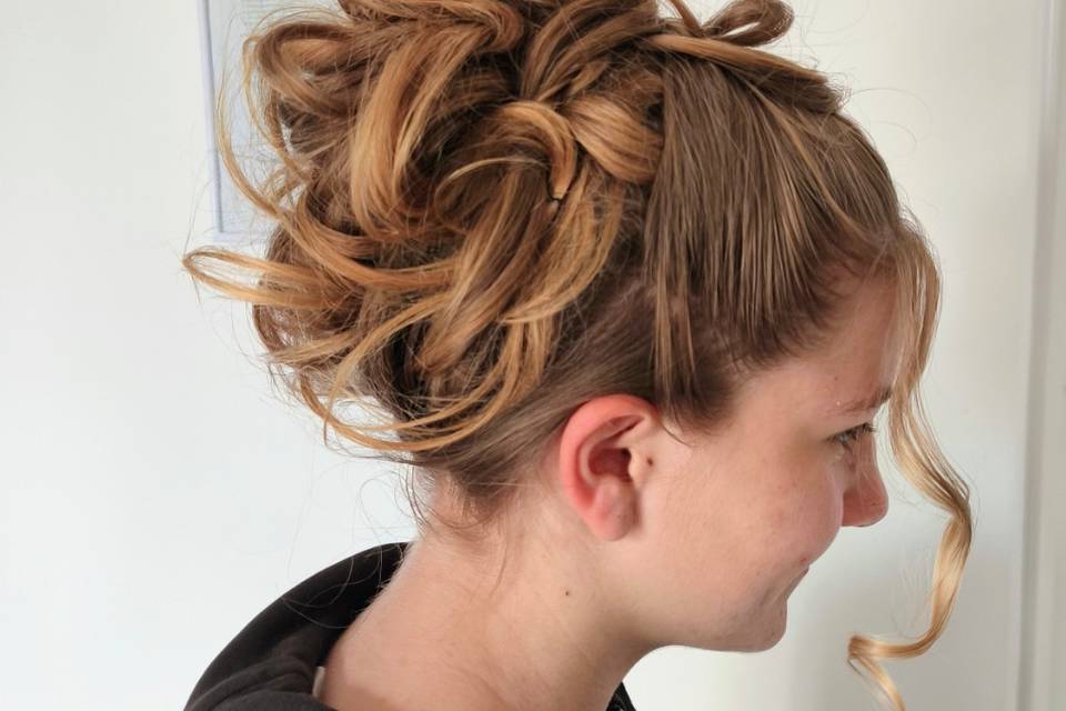 Chignon invitée