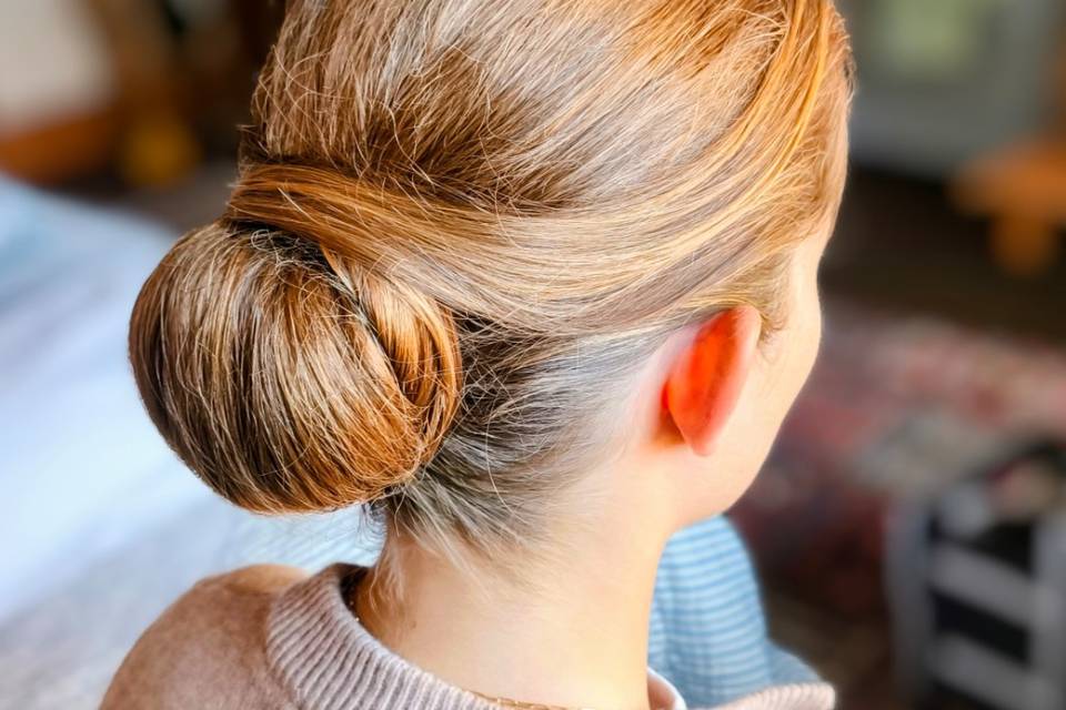 Chignon invitée