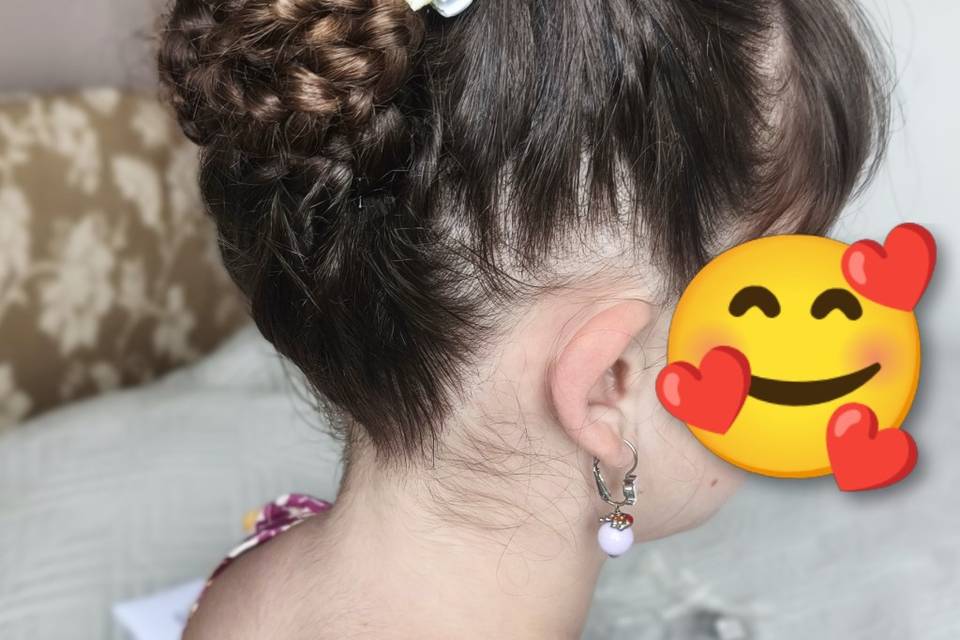 Chignons petite fille