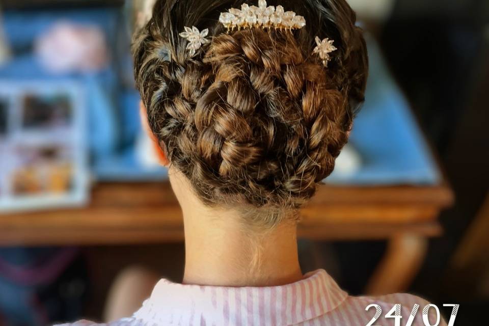 Chignon tresse