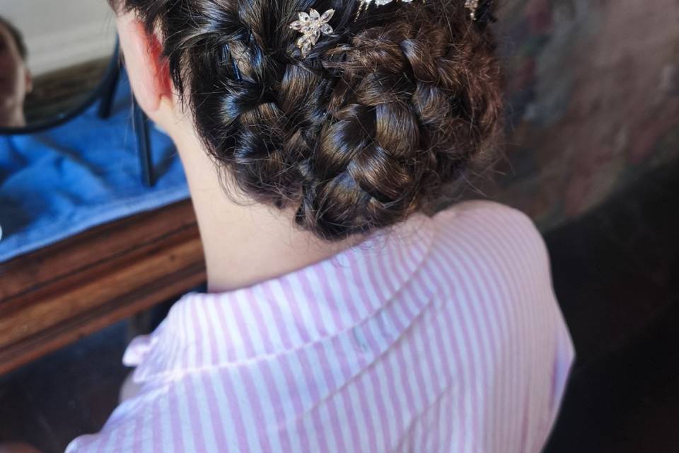 Chignon tresse