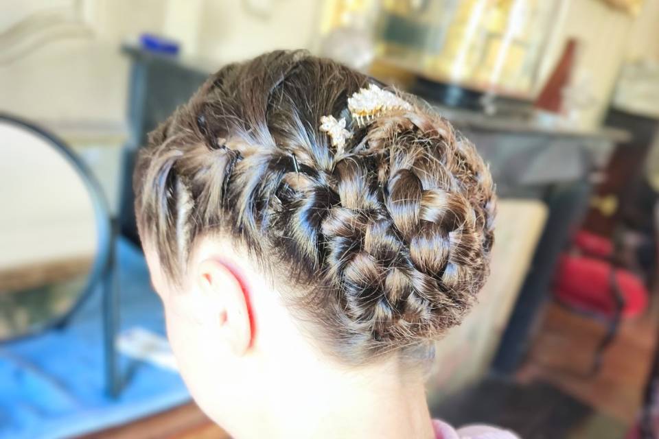 Chignon tresse
