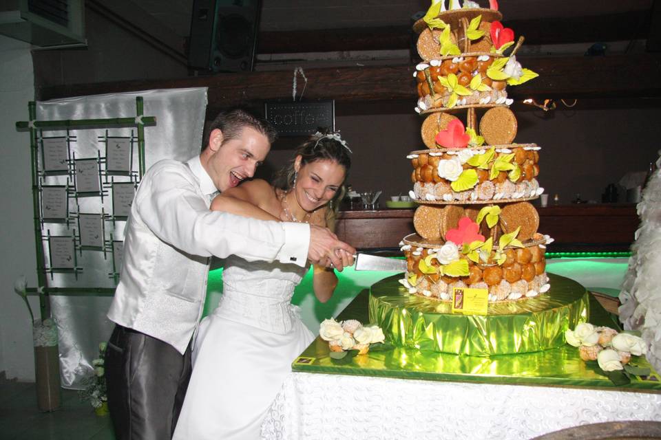 Découpe du gateau