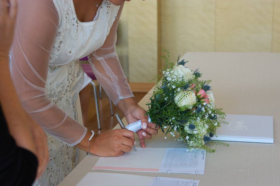 Signature mariée