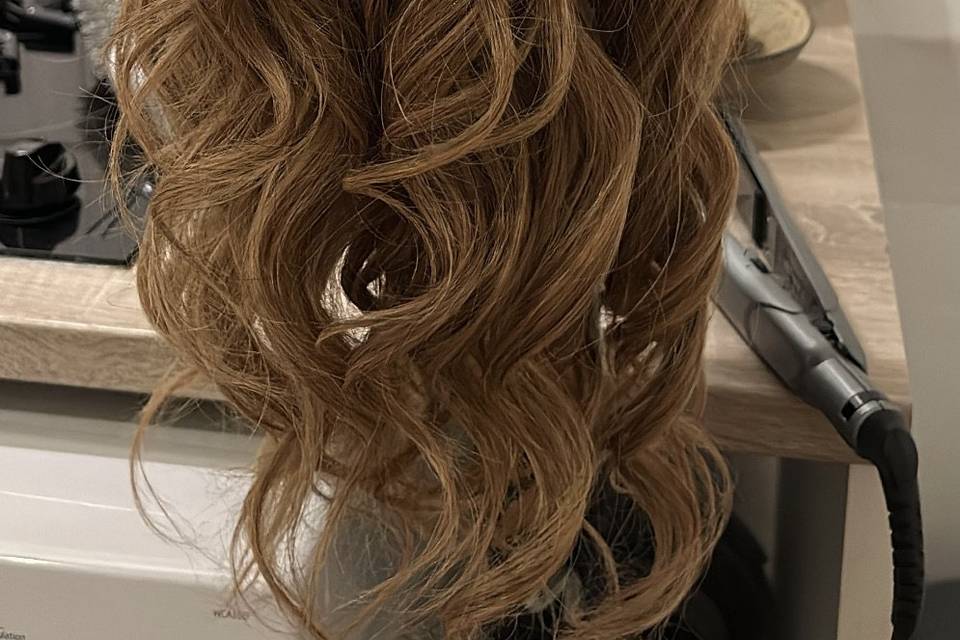 Coiffure cheveux lâchés