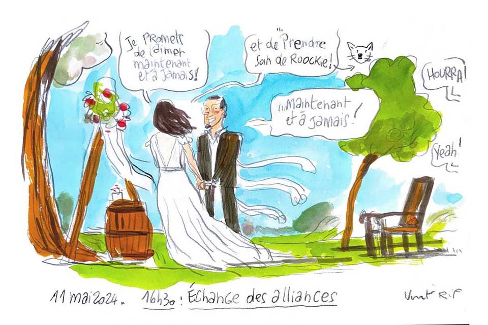 Mariage à Nismes