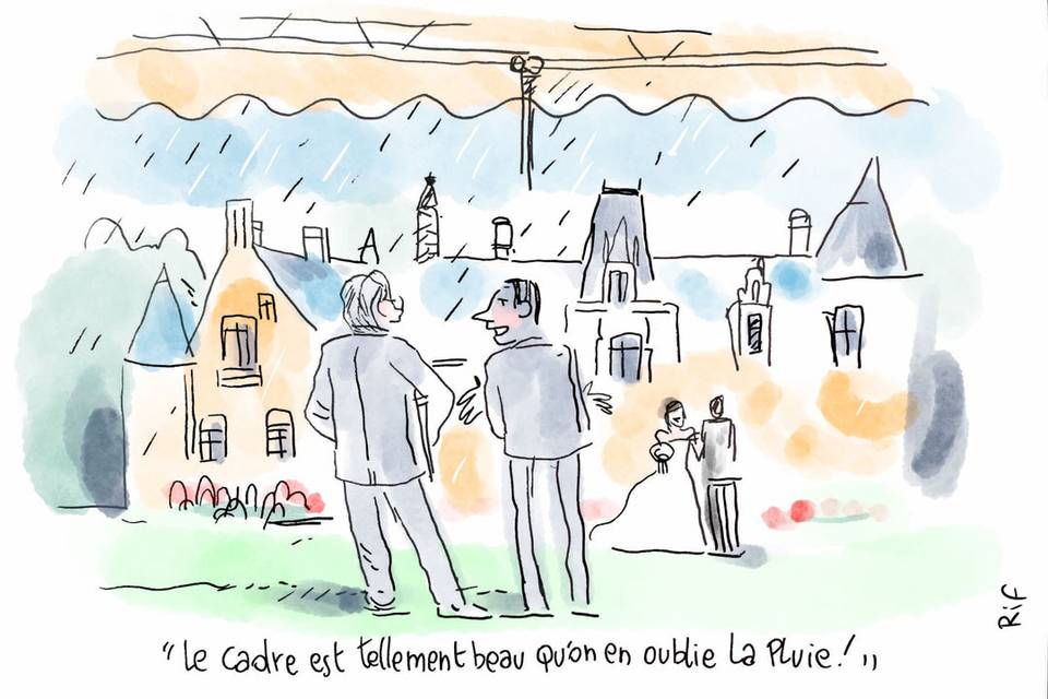 Pluie au chateau