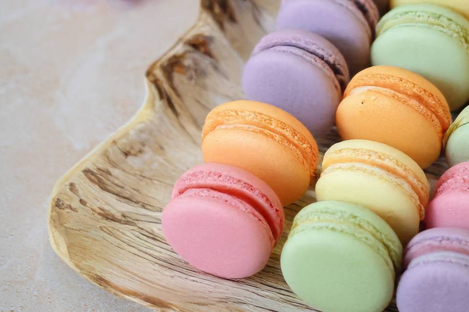 Macarons pastels