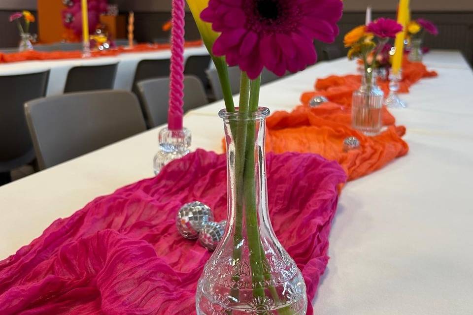 Mariage pep's coloré