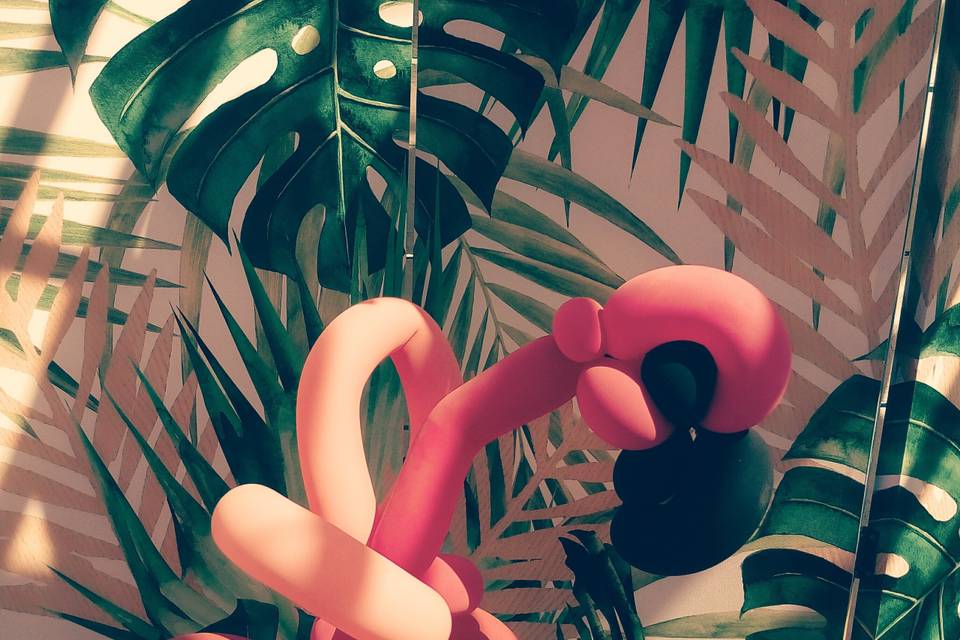Ballon sculpté Flamingo