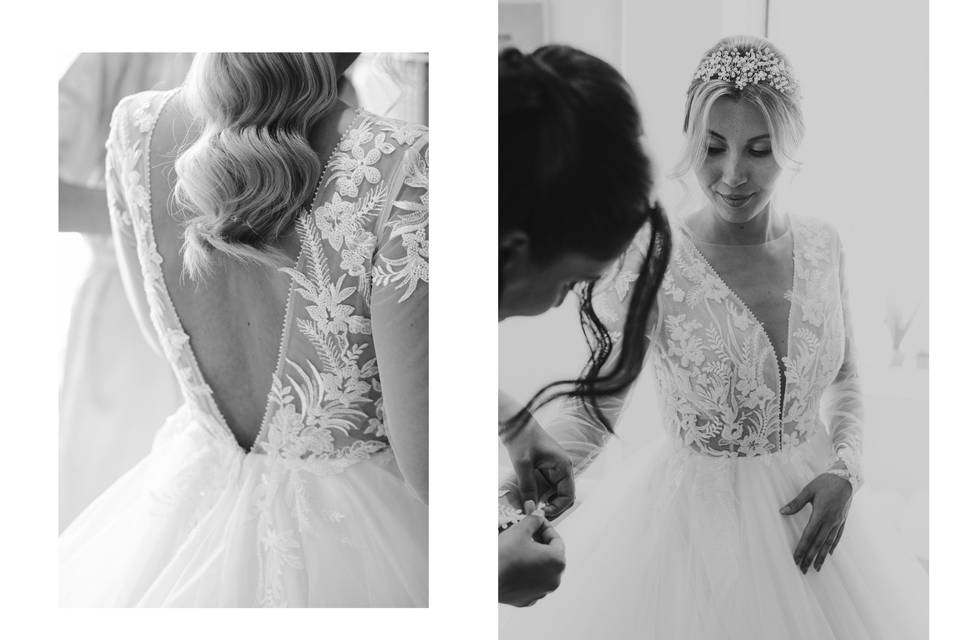 Préparatif de la mariée