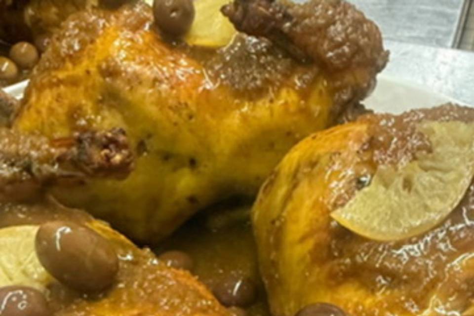 Tajine de poulet aux olives