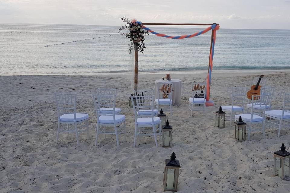 Wedding in Turks and Caïcos