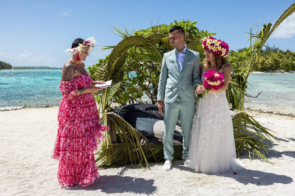 Mariage à Bora Bora