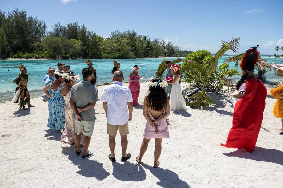 Mariage à Bora Bora