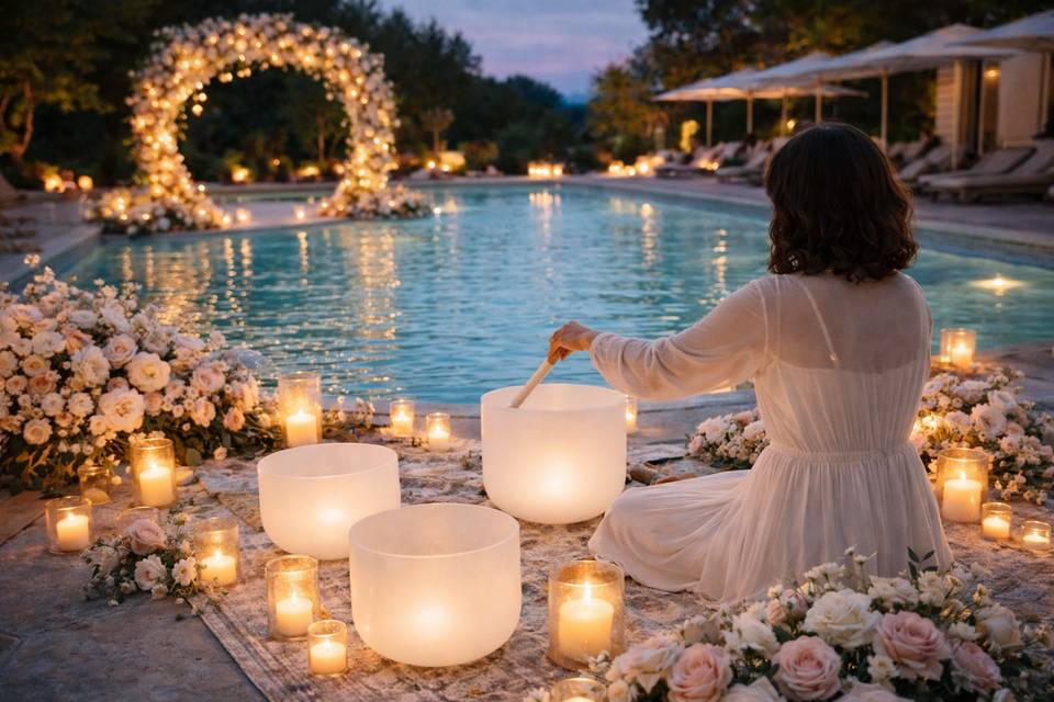 Wedding crystal sounds