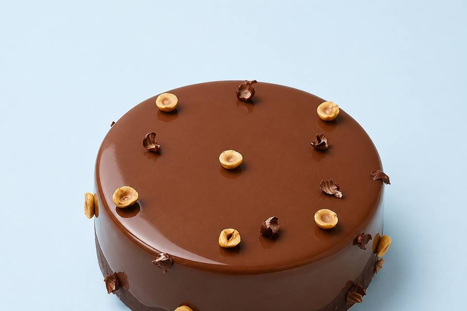 Entremets chocolat noisette