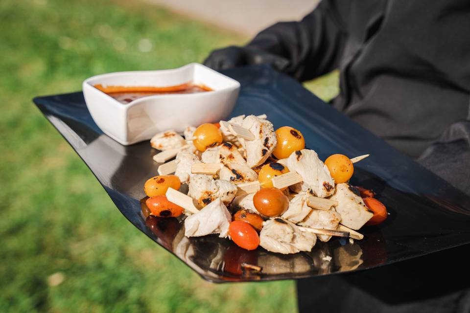 Amuse-bouches avec sauce