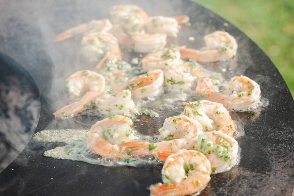 Cuisson crevettes