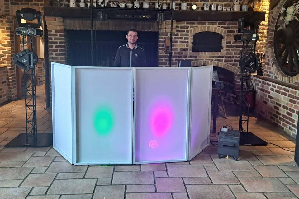 Installation de mariage