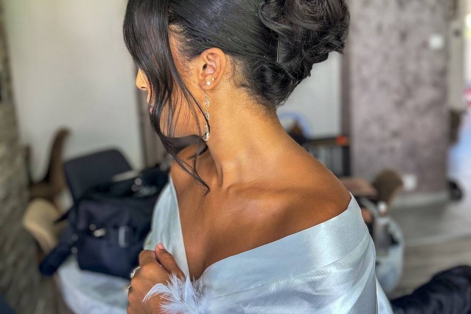 Chignon haut