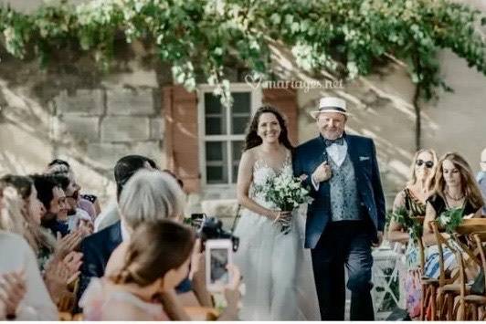 Bride and Dad