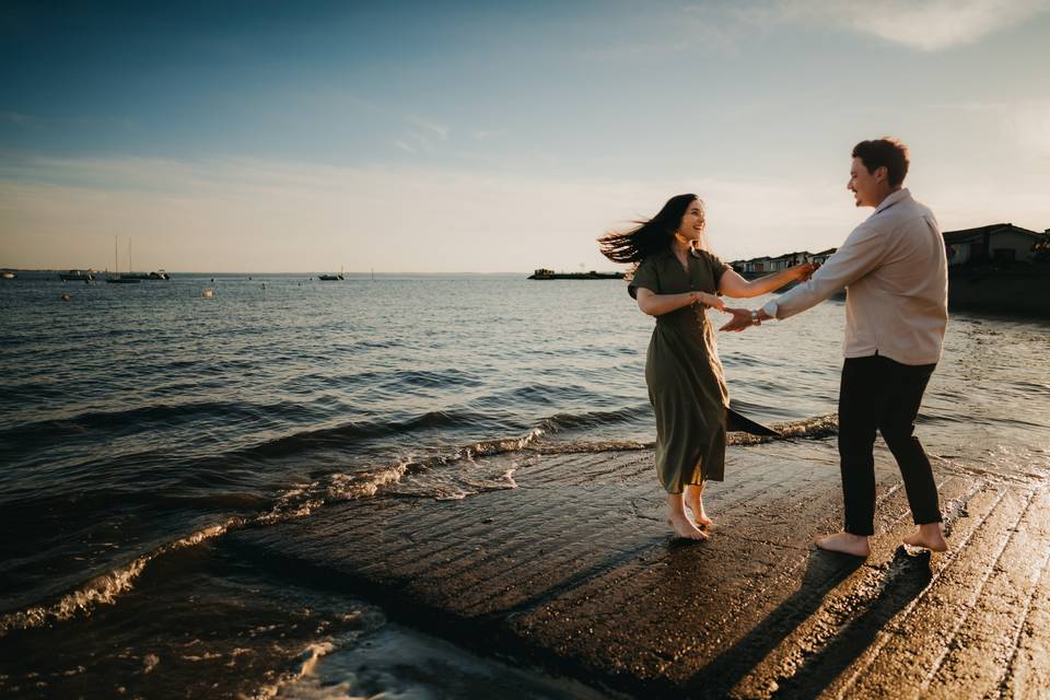 Love session à la plage