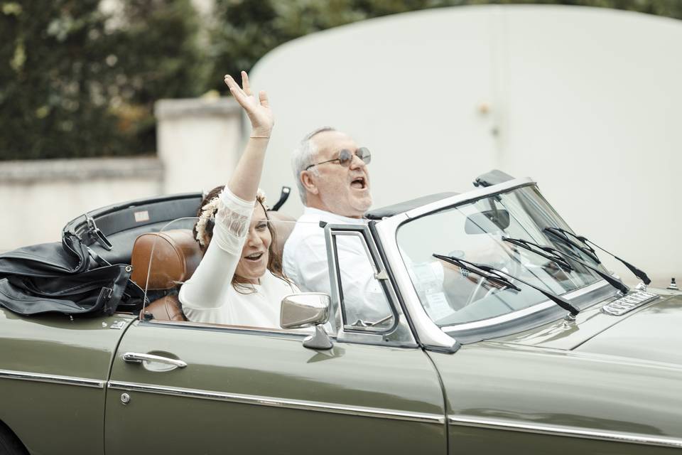Arrivée de la mariée