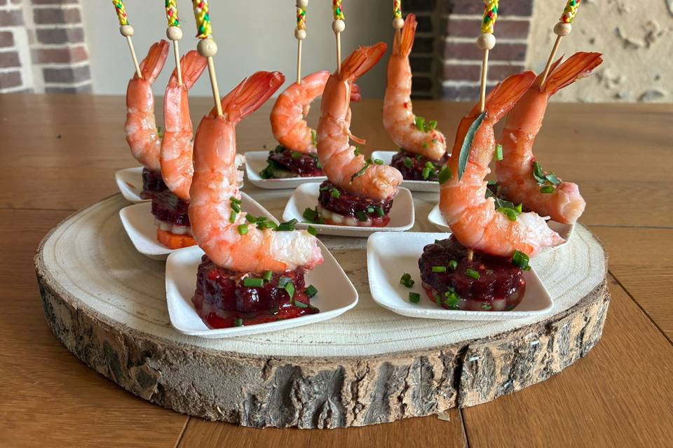 Crevettes raffinées