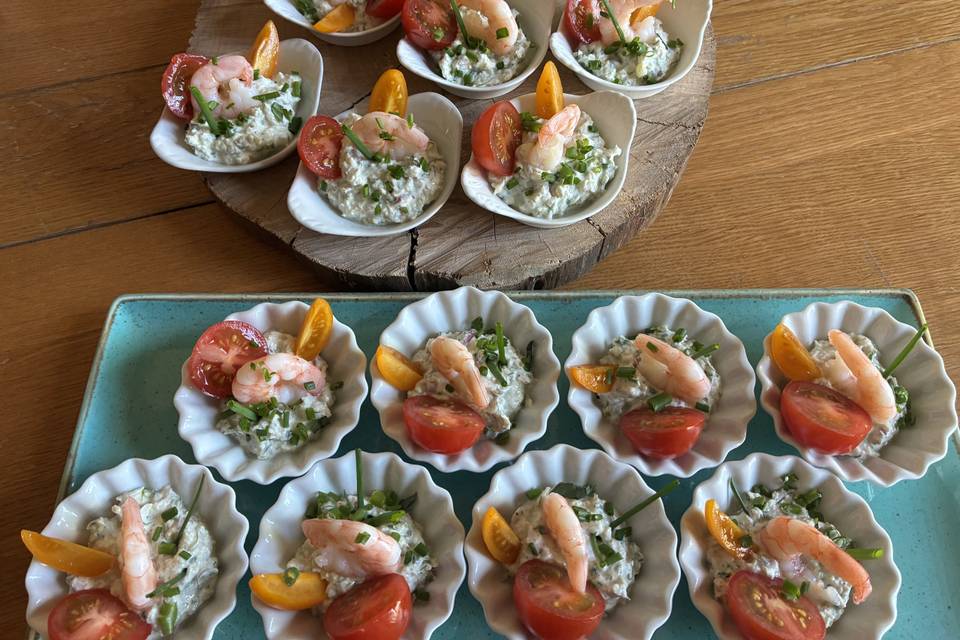 Bouchées en coquillage