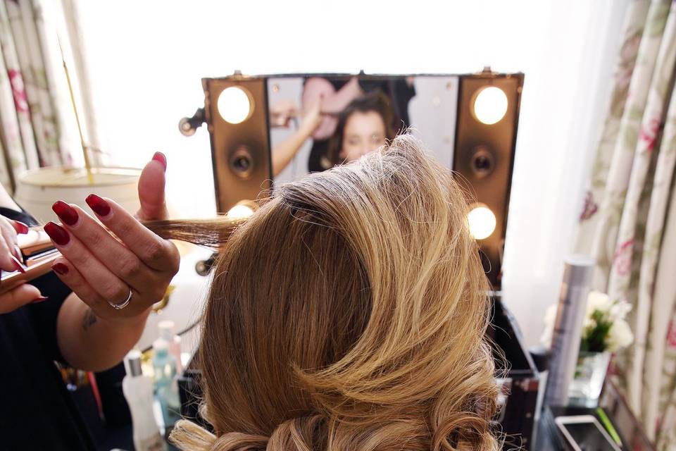 chignon mariée