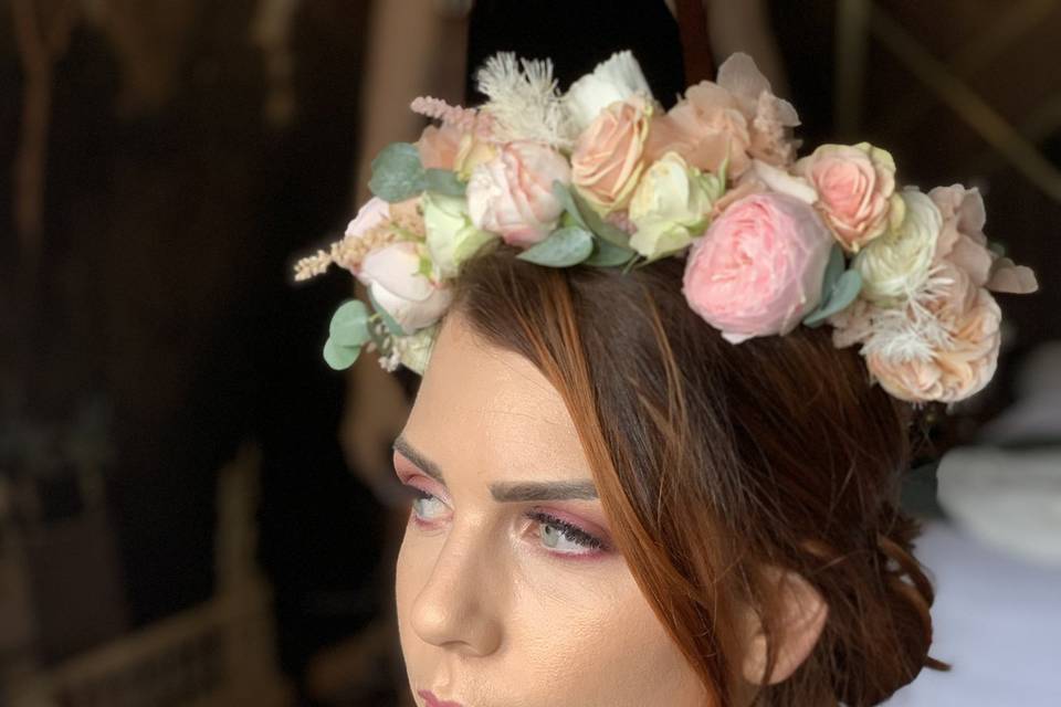 Mise en beauté mariée