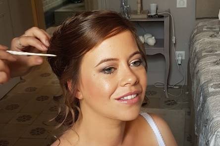 Anna Vetillart Wedding Make Up