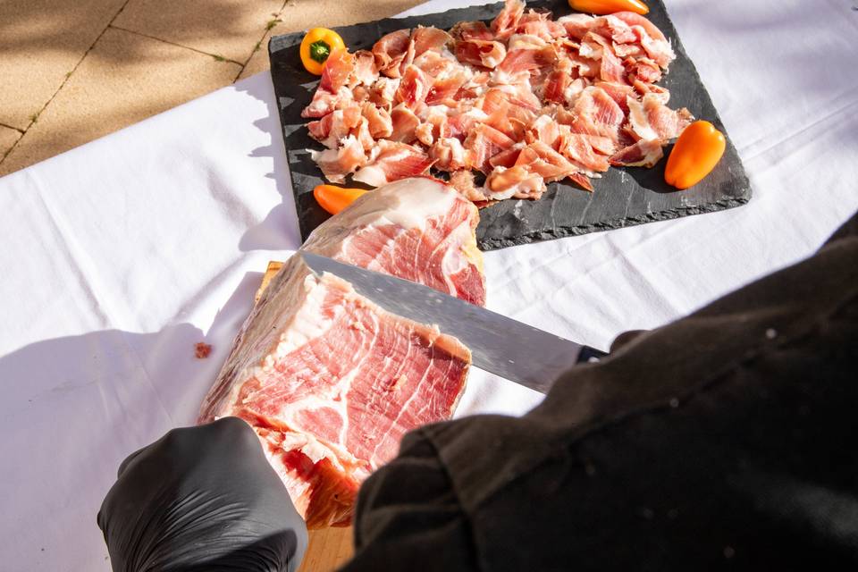 Service de jambon