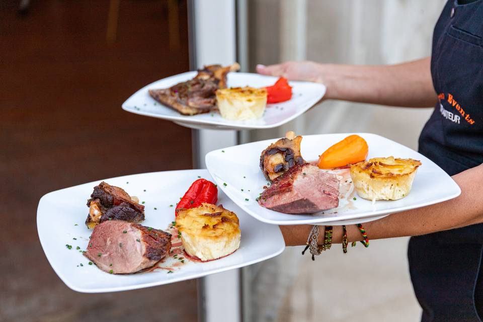 Service de plats
