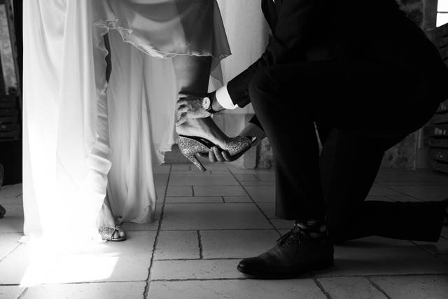 Préparatifs de la mariée